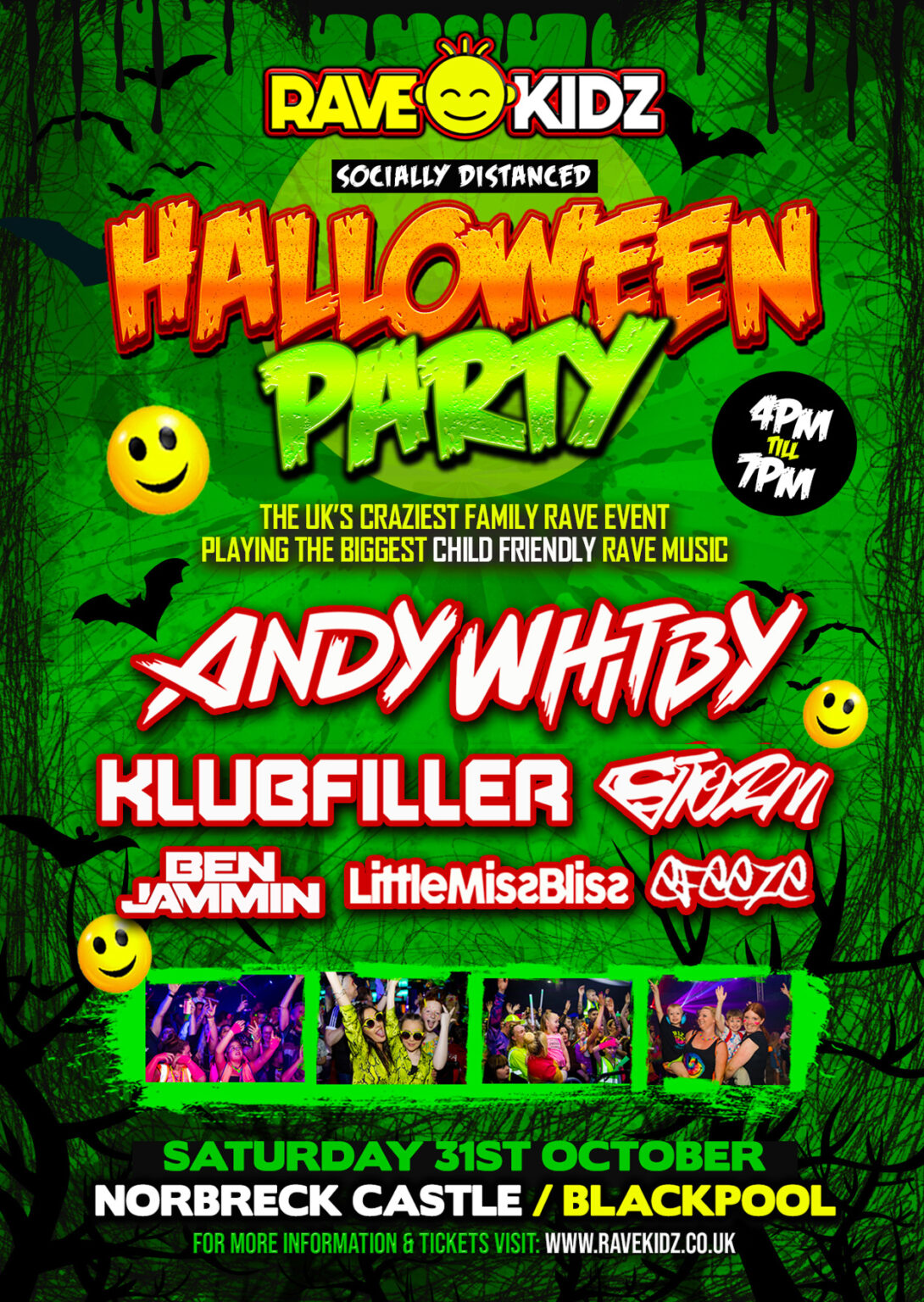 Halloween Party – Blackpool – Rave Kidz